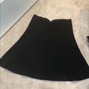 ZARA Small Fit and flare black skirt